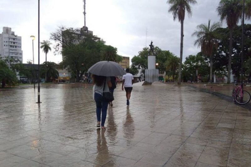 Fuertes lluvias en Corrientes